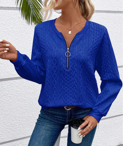 Julia Varm Zipper Sweater